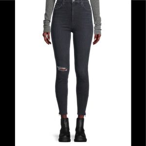 Hudson High-risw Skinny Jeans 26 in Grey